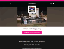 Tablet Screenshot of m40speedway.net